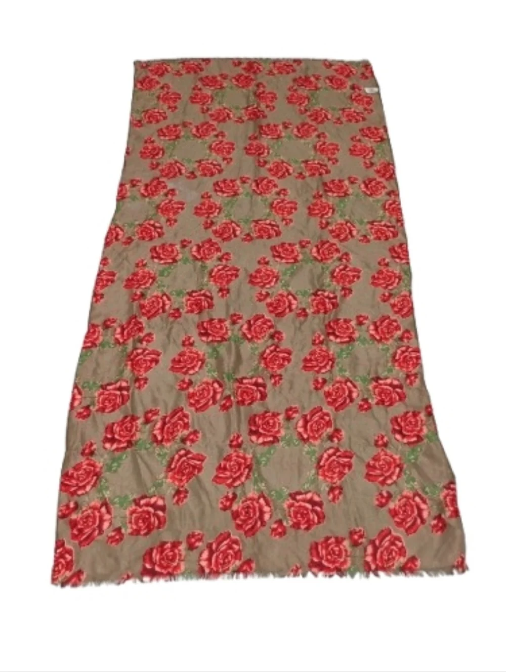 NWOT Victorian Trading Co Women's Blanket Scarf Floral Rose Print OS